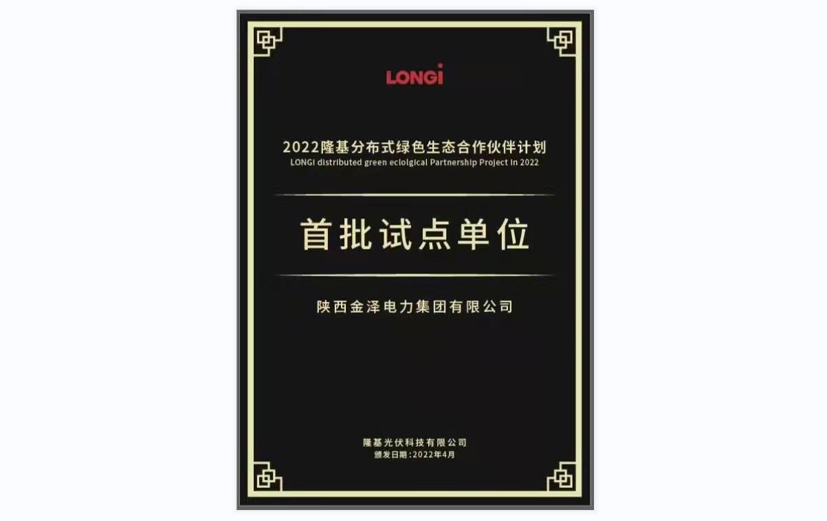 隆基-首批试点单位