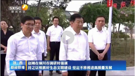 赵刚省长调研铜川市克坊村「隆基向日葵」户用光伏项目