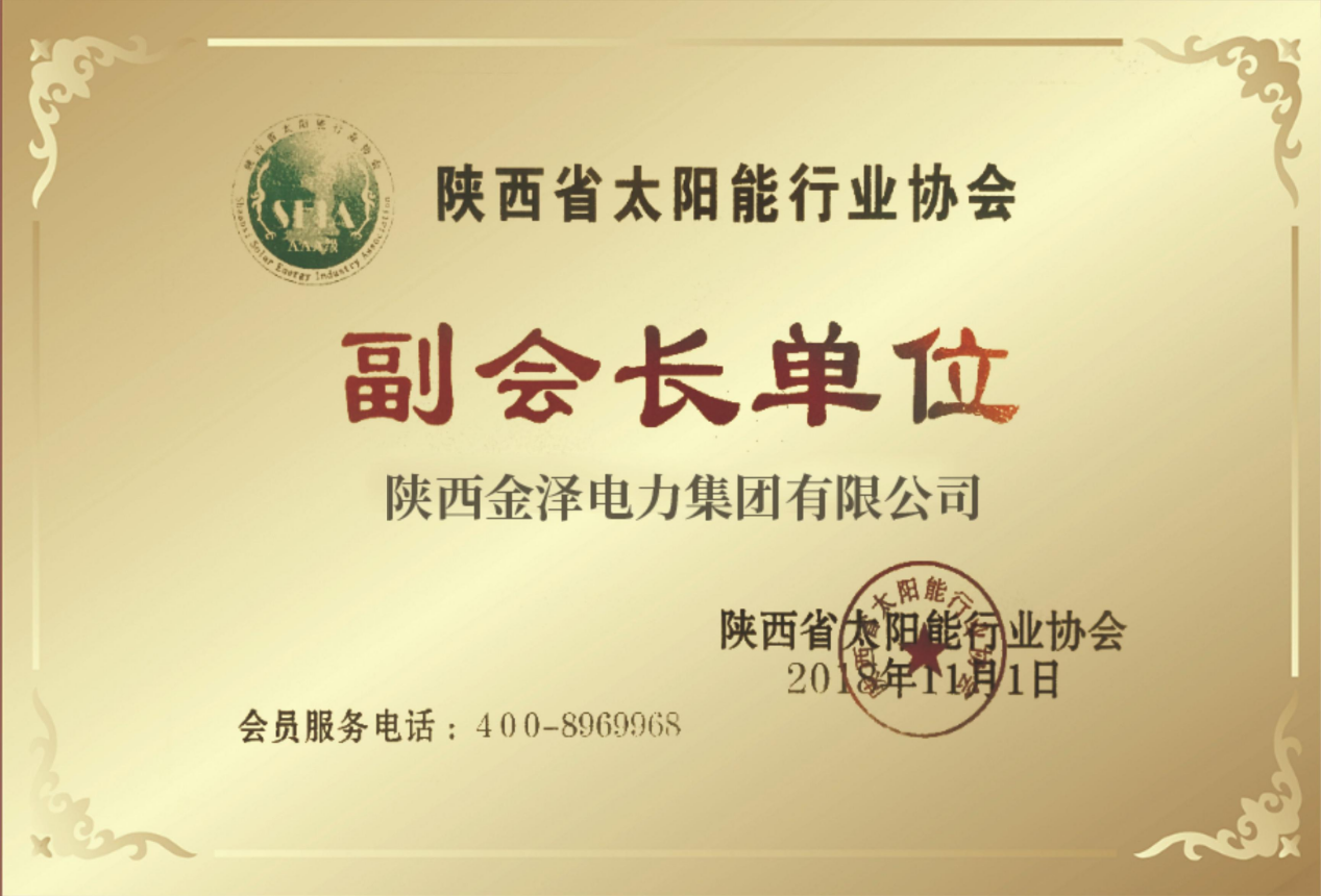 陕西省太阳能行业协会副会长单位