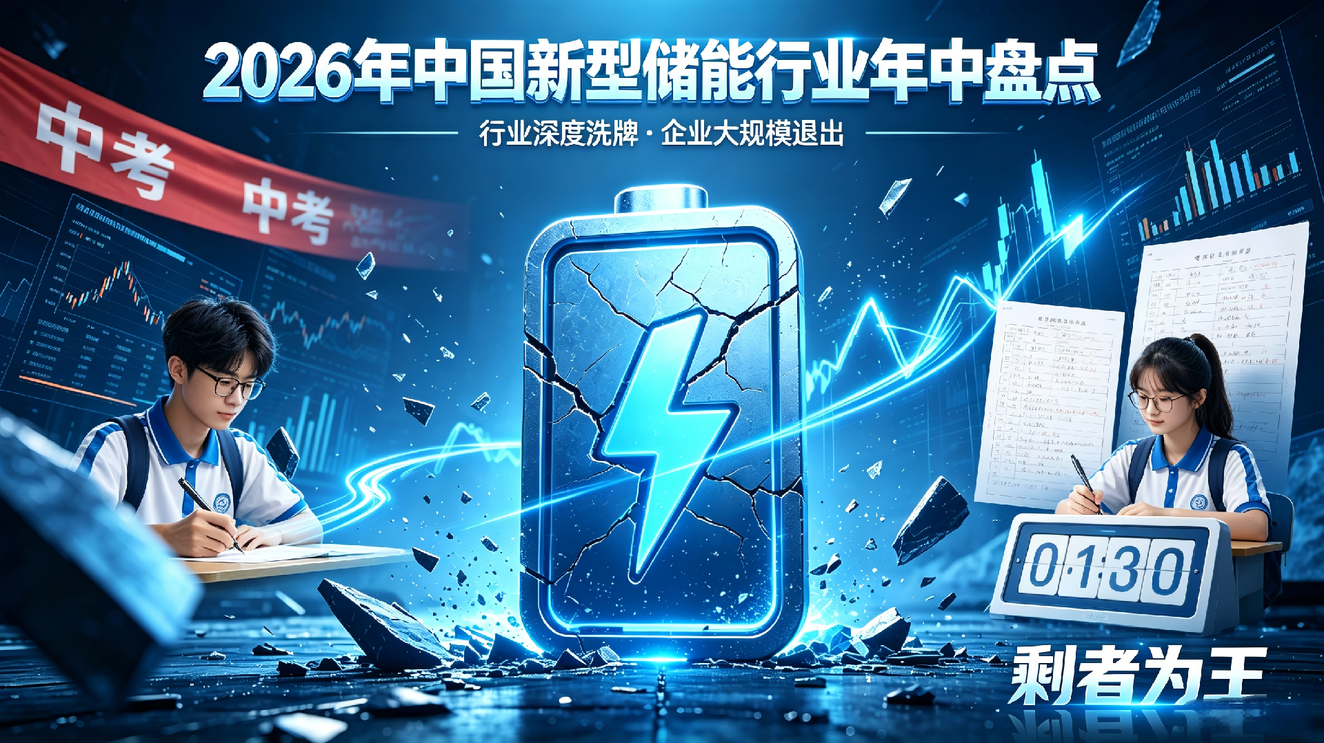 储能行业的2026年中考:3万家企业退出!储能装机同比下降85%