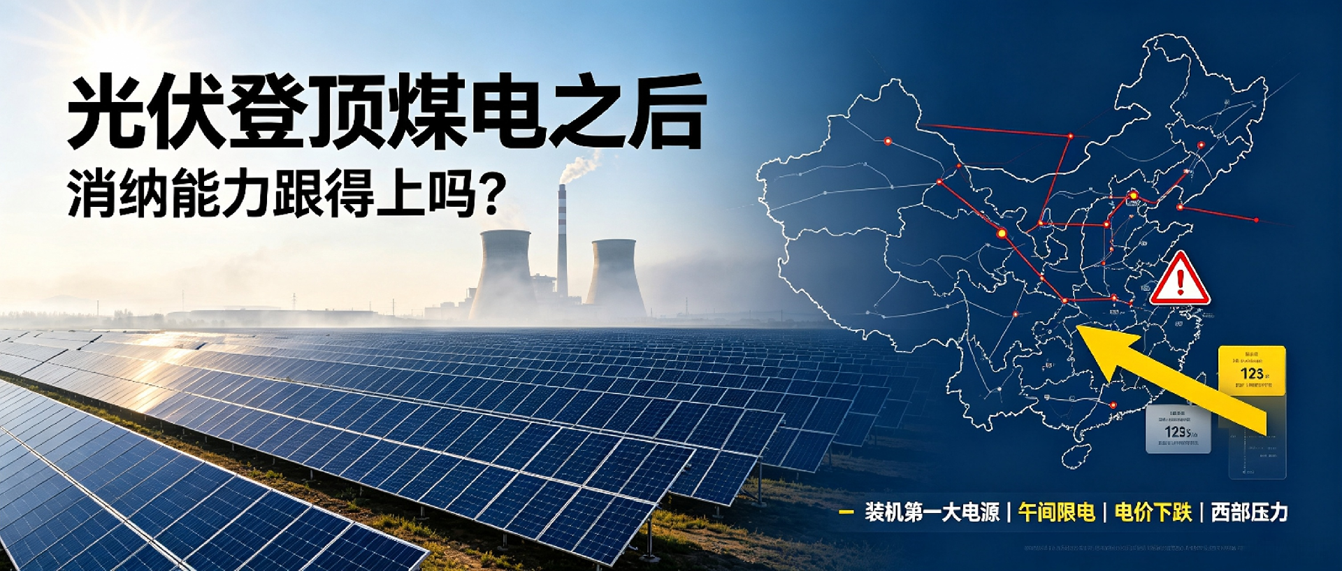 光伏登顶煤电之后：消纳能力跟得上吗？